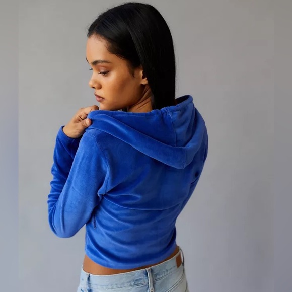 Blue Velour tracksuit set y2k vibes - Picture 4 of 13